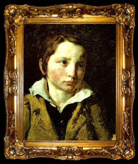 framed  Theodore   Gericault jeune garcon, ta009-2